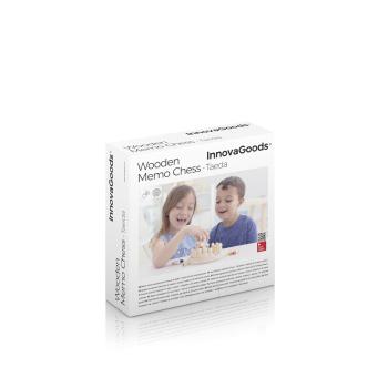 Verpackung des Memory-Schach aus Holz Taeda von InnovaGoods mit Abbildung spielender Kinder