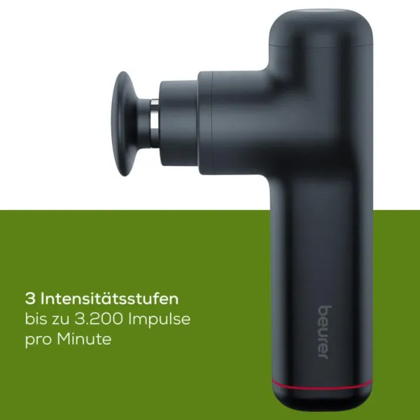 Beurer MG 79 Massage Gun mit 3 Intensitätsstufen bis zu 3200 Impulse pro Minute